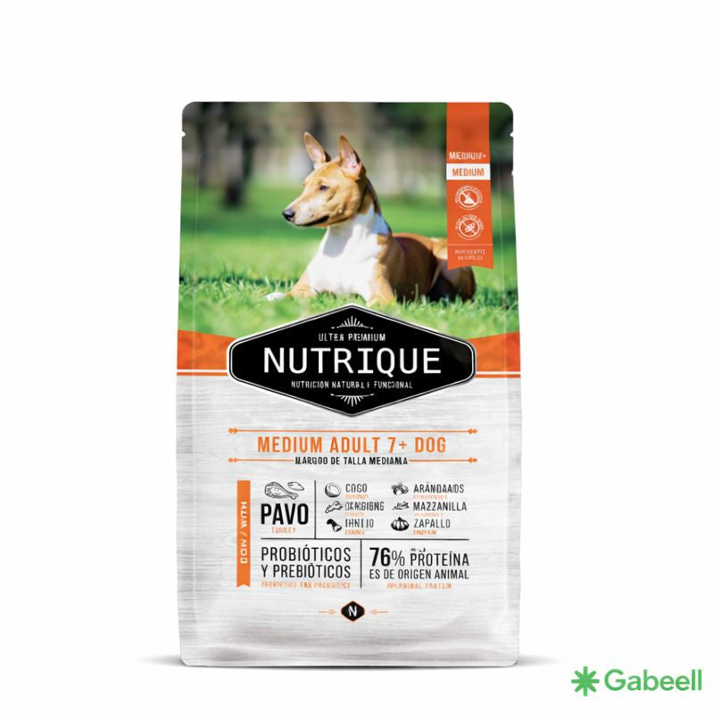 nutrique senior alimento seco para perro saco 12 kg empaque