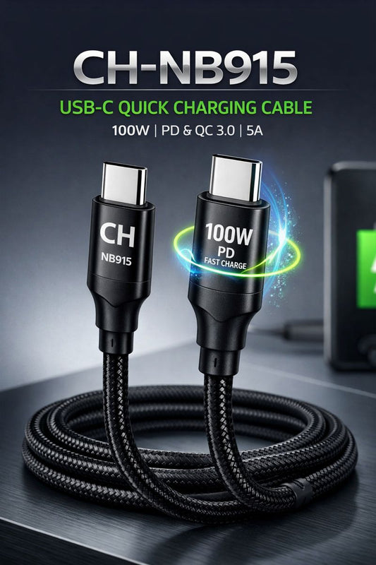 Cable USB-C Corban Data Transfer 6A Silicon (CM-NB915) en empaque original - Gabeell Quito Ecuador
